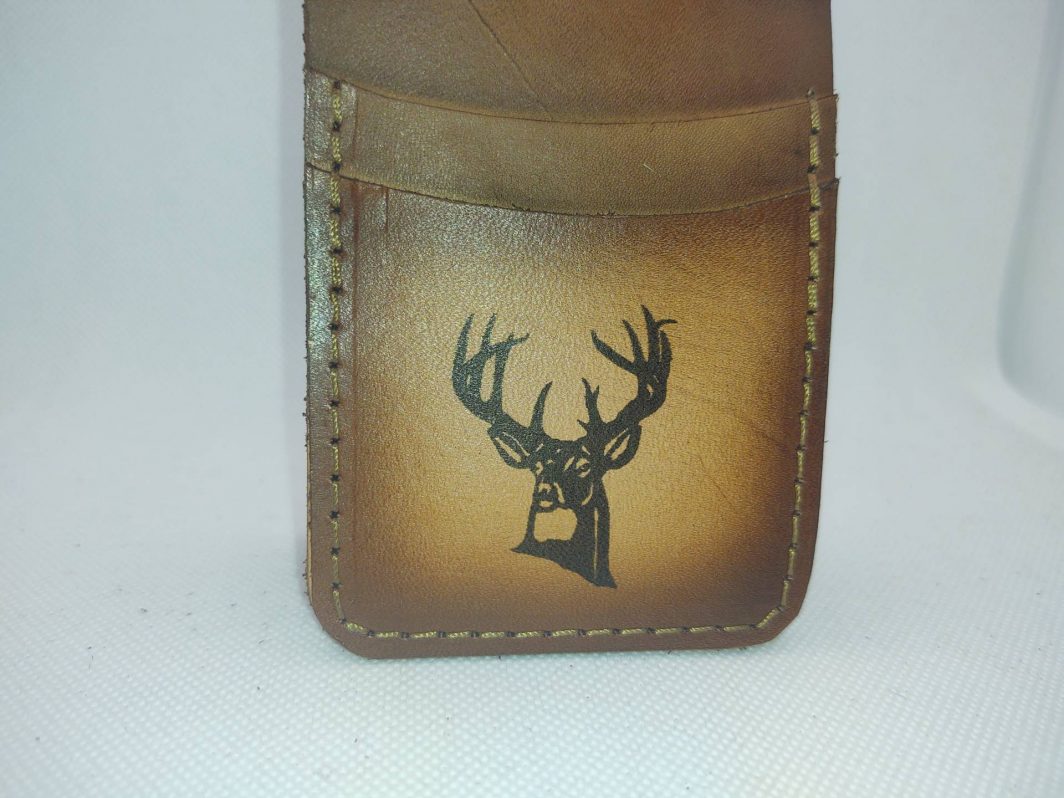 Leather Front Pocket Wallet Buck